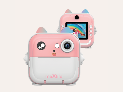 Maxlife Druckkamera MXPC-100 Pink