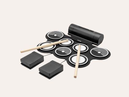 Huslog elektronisches Schlagzeug-Set | Drum Kit für Kinder