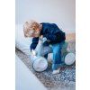 Kinderlaufrad MoMi TOBIS mit Seifenblasen - Grau
