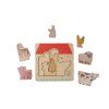 Vícevrstvé puzzle se zvířátky ze statku