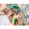 Pastelový activity board Pirát pastel s LED