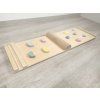 Oboustranne montessori prkno pastelove