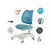Dětská židle k psacímu stolu modrá - ergonomická