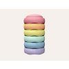 Set balančních kamenů Stapelstein Original Rainbow pastel