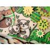 Activity-Board-Haus mit Zootieren