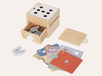 Montessori matematický box - vkládačka