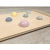 Detalj dvostrane pastelne Montessori ploče