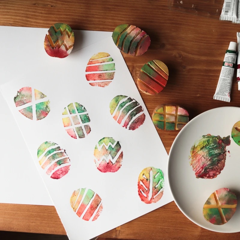 DIY Húsvéti krumplinyomda