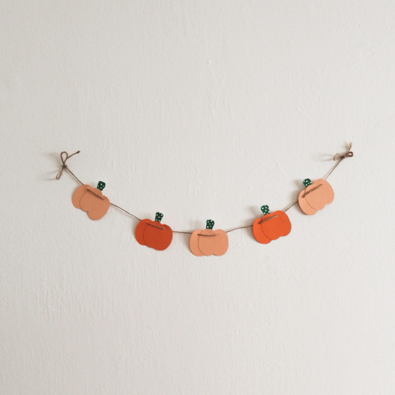 DIY Tök girland