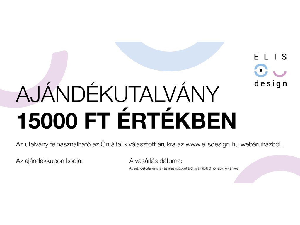 E-Vásárlási utalvány 15000 E-Vásárlási utalvány 15000