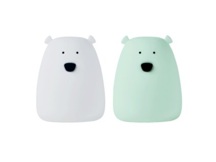 Maci mini érintőfelületes lámpa szett - zöld és fehér