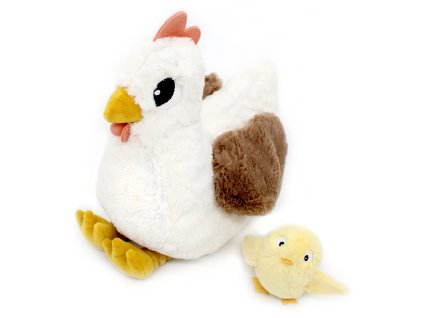 Pioupiou - Plüss tyúkanyó kiscsibével