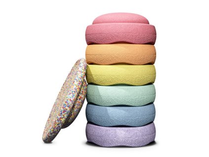Stapelstein Rainbow - pasztell színű egyensúlyozó kövek