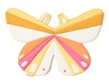 Sárga-rózsaszín pillangószárnyak - gyerekkosztüm