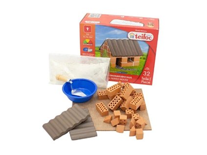 Tégla építőkockák - Kis családi ház