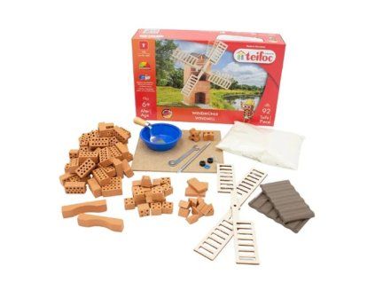 Téglaépítő készlet – Szélmalom