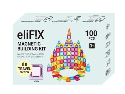 EliFix mágneses építőjáték - Travel - 100 db