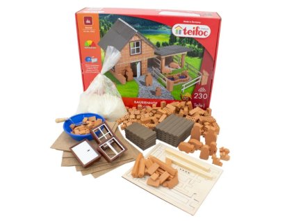 Teifoc építőkészlet valódi téglákkal