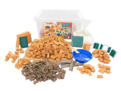 Teifoc - valódi tégllákból készült építőkészletek