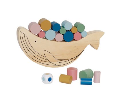 Bálna egyensúlyozó játék