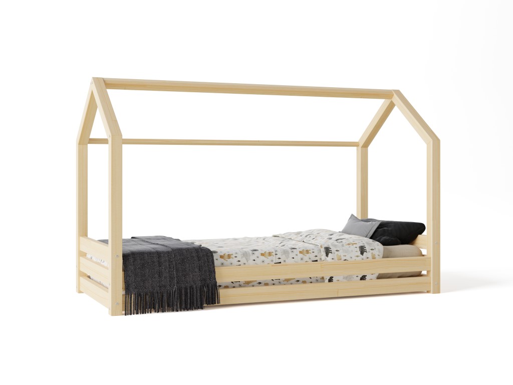 ELIS DESIGN Házikó ágy prémium fiókkal ágy méret: 100 x 180 cm, fiók, lábak: lábak nélkül, Leesésgátlók: egyik sem