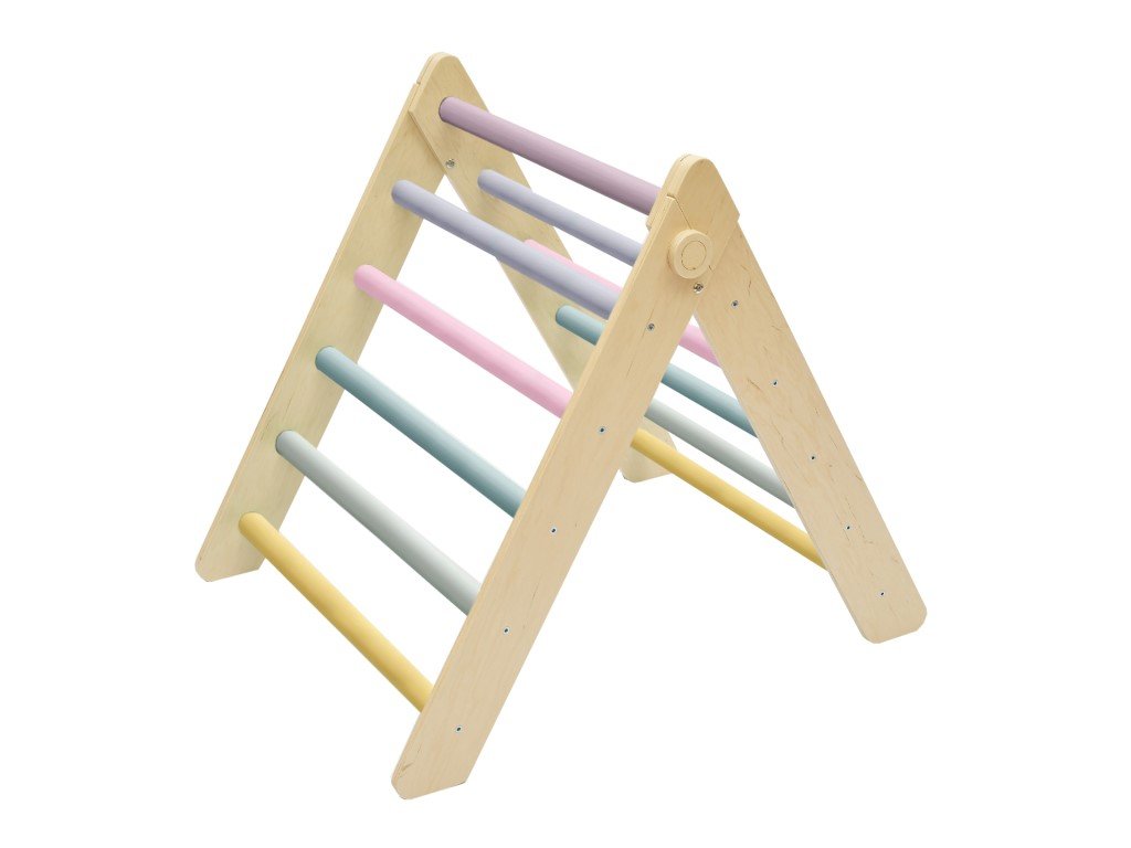 Elis design montessori pikler-féle háromszög mászóka - pasztell