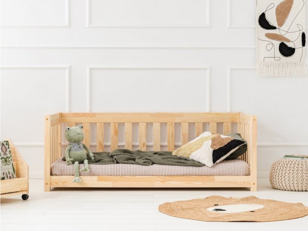 Adeko gyerekágy magas leesésgátlóval ágy méret: 70 x 140 cm