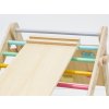 Detail upevnění prkna 2v1 - Montessori Piklerové trojúhelník 3v1 s activity boardem a prknem 2v1 - fresh
