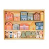 Fa építőkockák - Város a dobozban