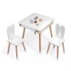 Füles szék 2 db és asztalka - növekvő szett