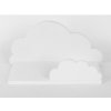 Fa polc Felhő - fehér