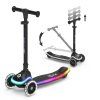 Kick'n'Roll fekete gyerekroller LED kerekekkel