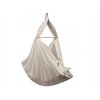 Textilní houpačka v krémové barvě pro miminka