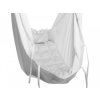 Pohodlná a útulná dětská textilní houpačka - bílá kolébka pro miminko