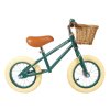 Futóbicikli kosárral zöld