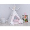Gyerek teepee sátor cikk cakk rózsaszín
