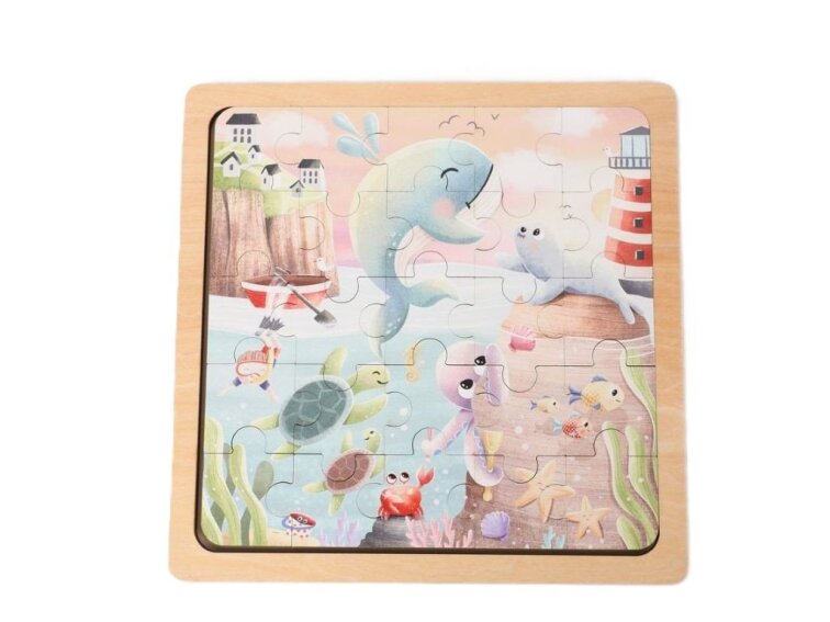 Drevené puzzle - Morský svet