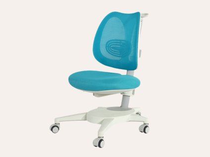 Dětská ergonomická židle k psacímu stolu - modrá