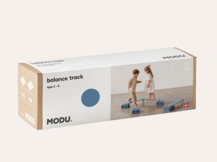 Sada stavebních bloků Balance Track modrá