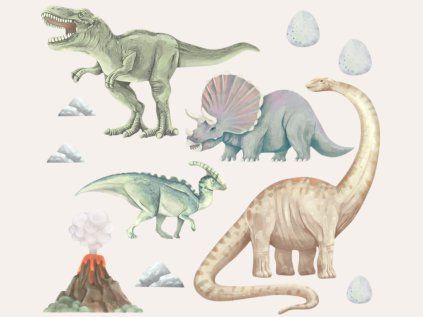 Samolepka dinosauři