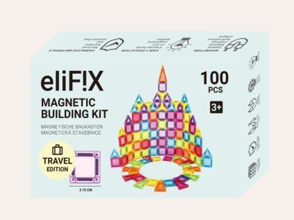 Magnetická mini stavebnice 100 ks