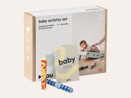 Baby Activity set pro nejmenší - mint/zelená