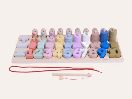 Montessori dřevěná vkládačka