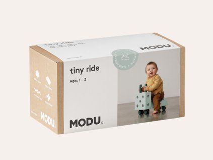 Stavební bloky Tiny Ride - mint/zelená