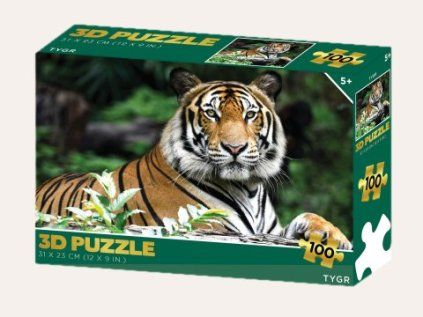 3D puzzle Tygr
