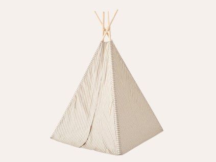 Pruhované dětské teepee