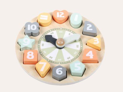 Vkládací puzzle - hodiny pro děti