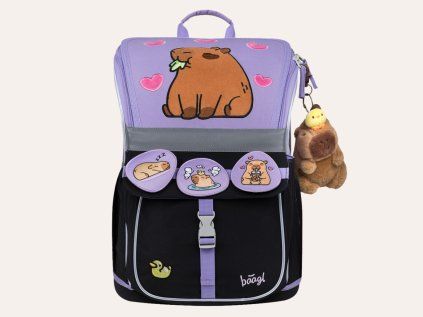 BAAGL Školská aktovka Zippy Kapybara