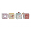 Kocky textilné 4 ks Fairy Garden