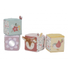 Kocky textilné 4 ks Fairy Garden